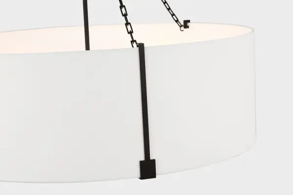 Bergen Extra Large Hanging Shade in Aged Iron - Image 8