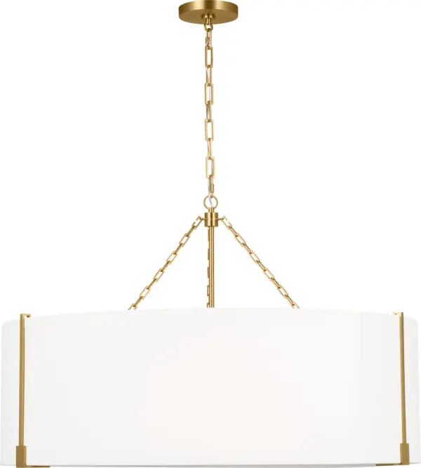 Bergen Extra Large Hanging Shade in Burnished Brass - Image 4