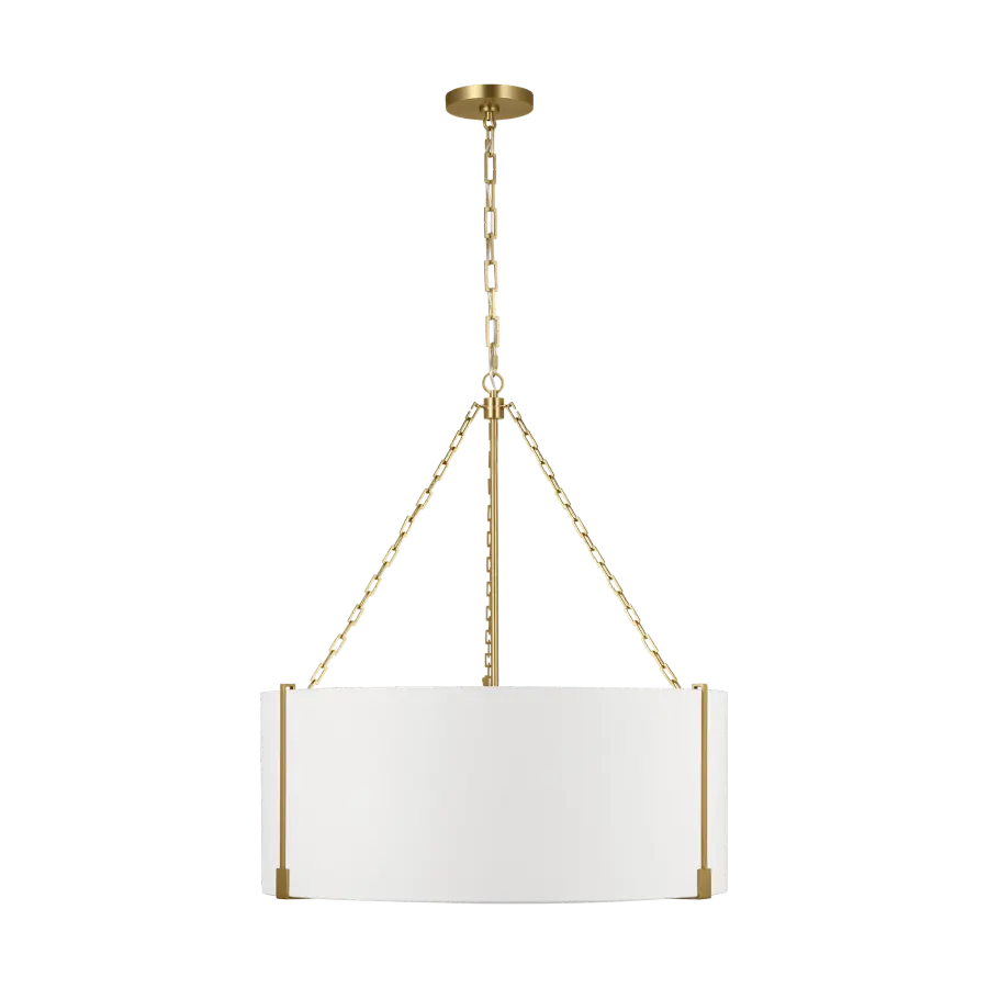 Bergen Large Hanging Shade in Burnished Brass - Image 1