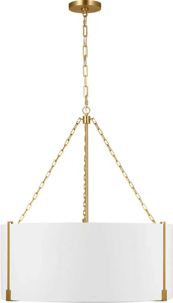 Bergen Large Hanging Shade in Burnished Brass - Image 2