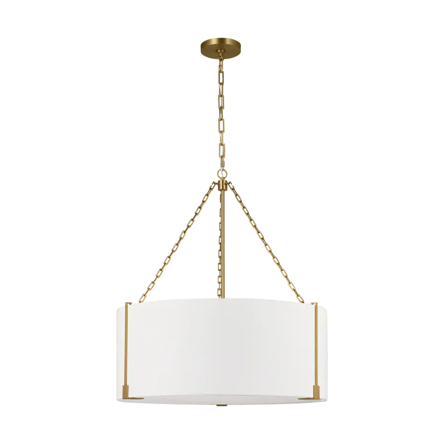 Bergen Large Hanging Shade in Burnished Brass - Image 3