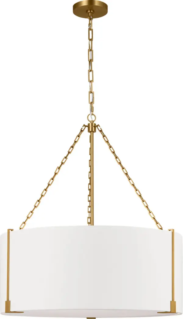 Bergen Large Hanging Shade in Burnished Brass - Image 4