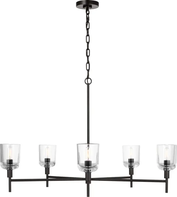 Hartley Large Chandelier in Aged Iron - Image 2