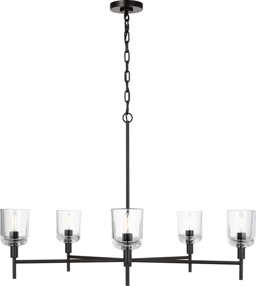 Hartley Large Chandelier in Aged Iron - Image 2