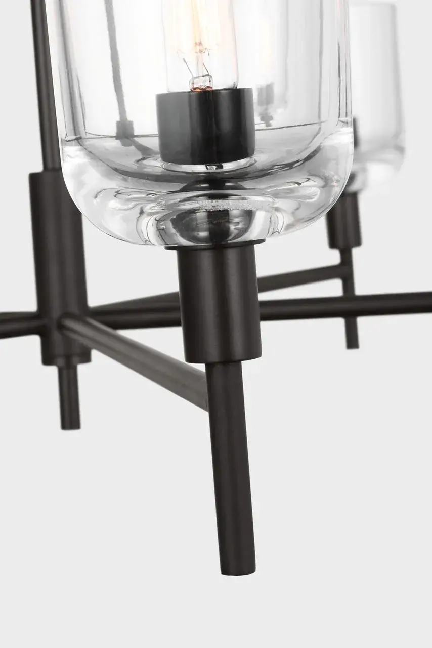 Hartley Large Chandelier in Aged Iron - Image 8