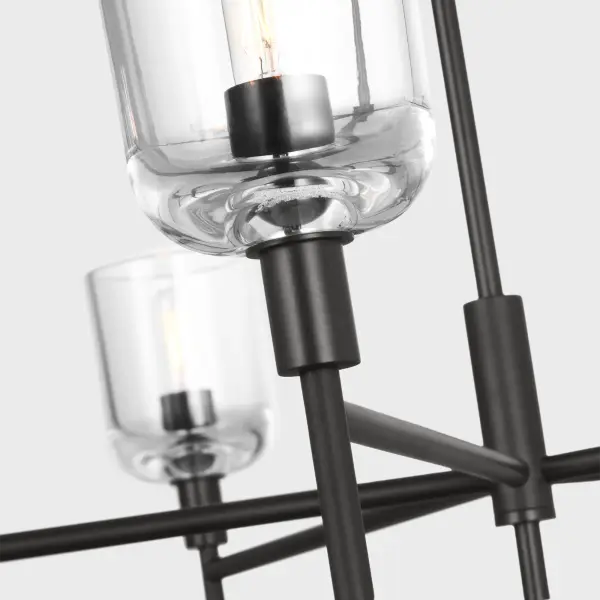 Hartley Large Chandelier in Aged Iron - Image 9