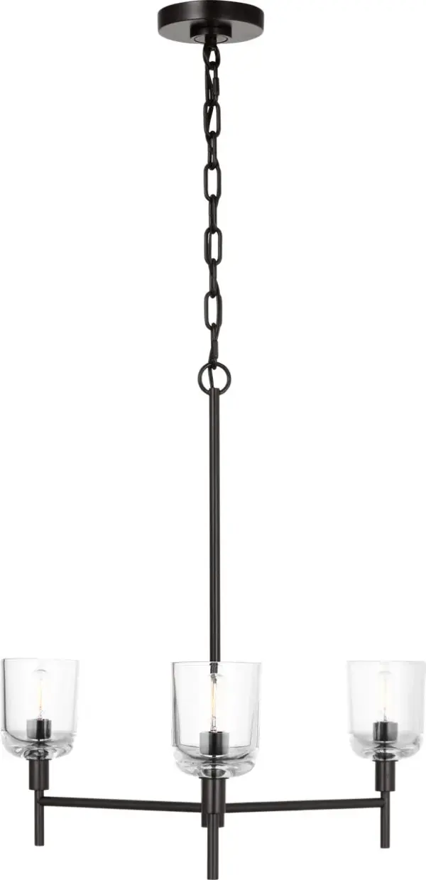 Hartley Medium Chandelier in Aged Iron - Image 2
