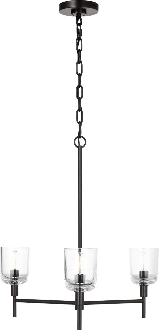Hartley Medium Chandelier in Aged Iron - Image 2