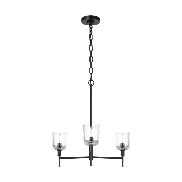 Hartley Medium Chandelier in Aged Iron - Image 3