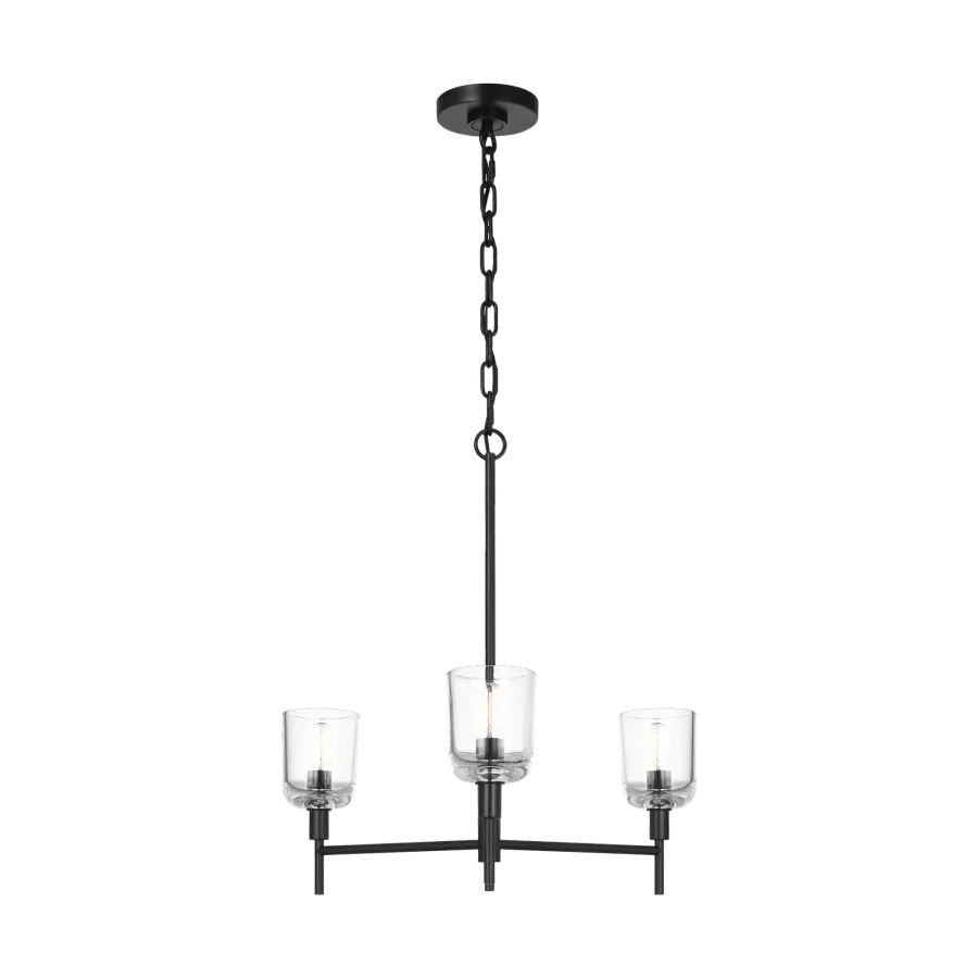 Hartley Medium Chandelier in Aged Iron - Image 3