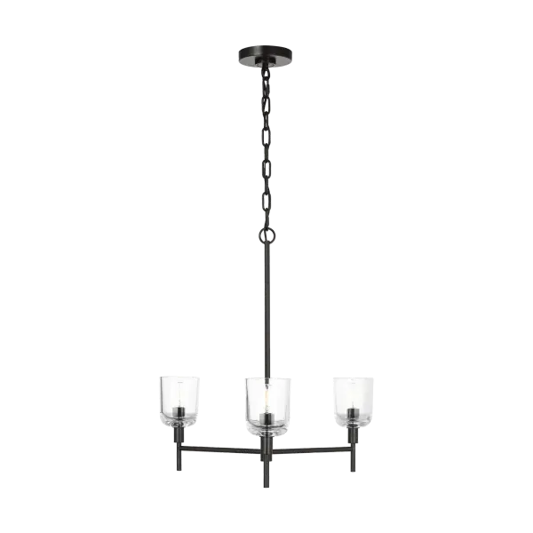 Hartley Medium Chandelier in Aged Iron - Image 5