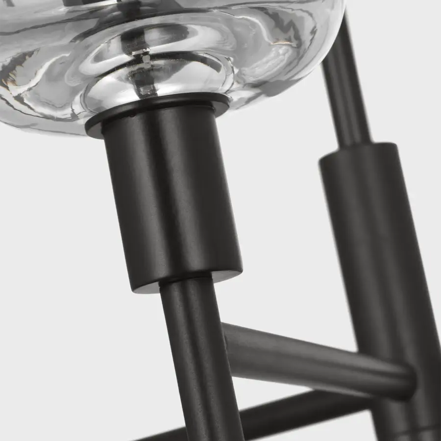 Hartley Medium Chandelier in Aged Iron - Image 7
