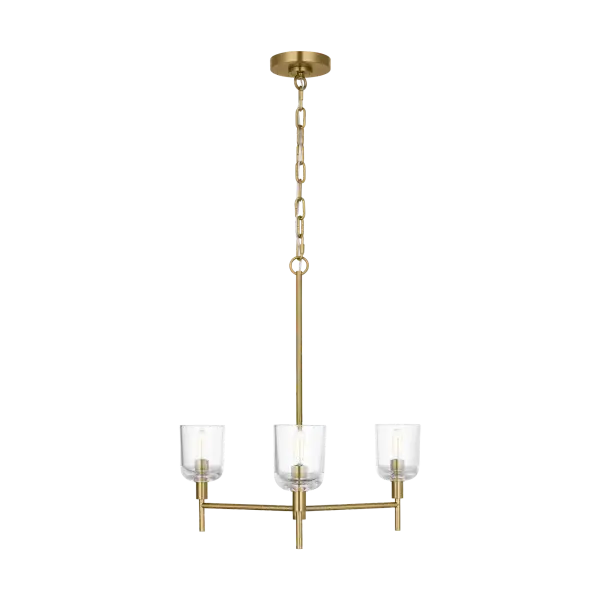 Hartley Medium Chandelier in Burnished Brass - Image 1