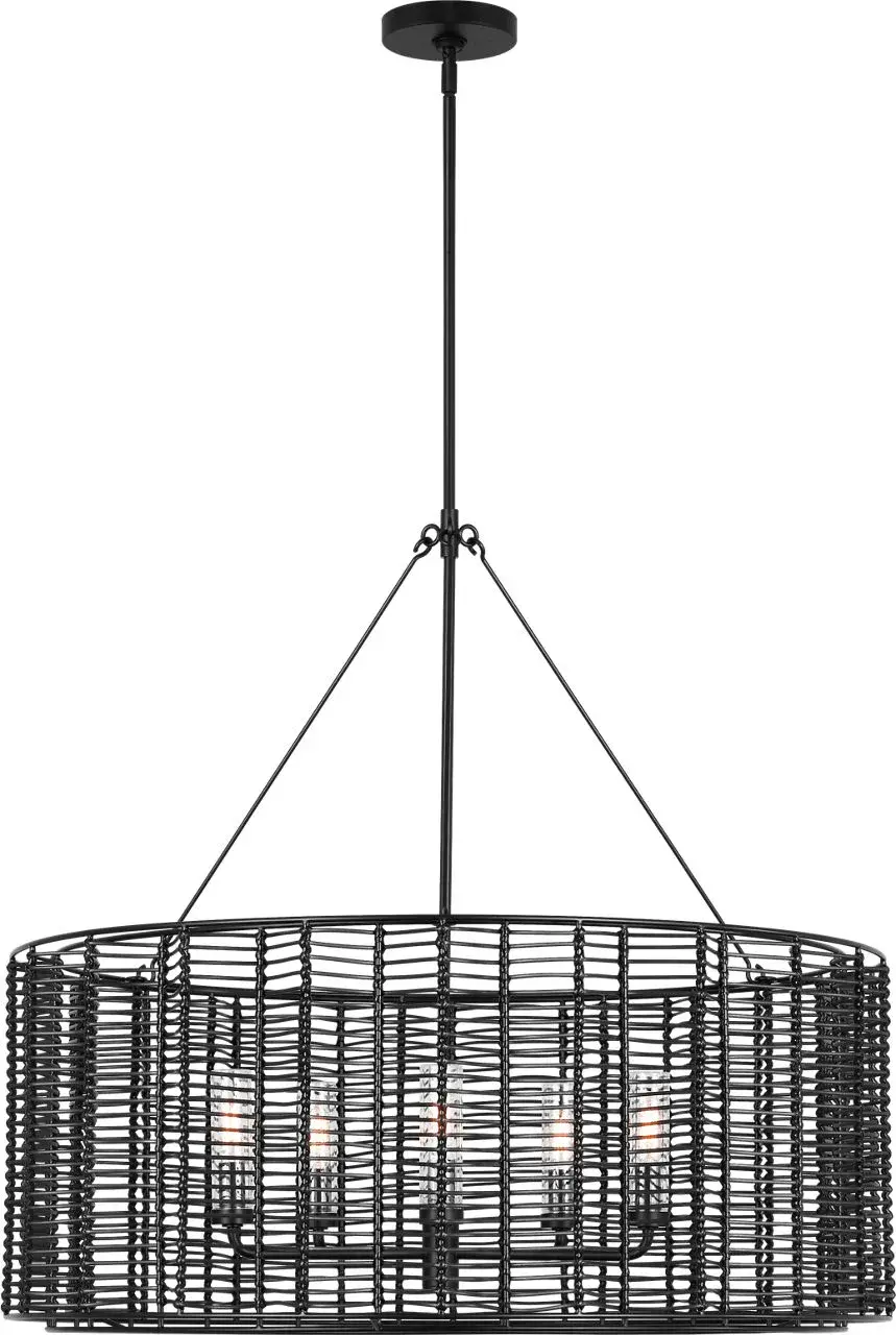 Winslow Large Hanging Shade in Midnight Black - Image 2