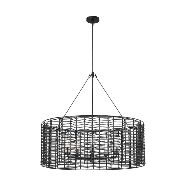 Winslow Large Hanging Shade in Midnight Black - Image 3