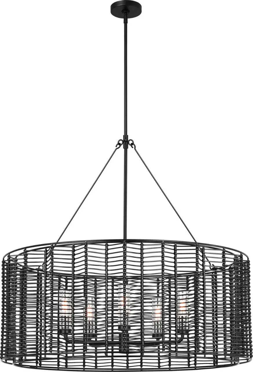 Winslow Large Hanging Shade in Midnight Black - Image 4