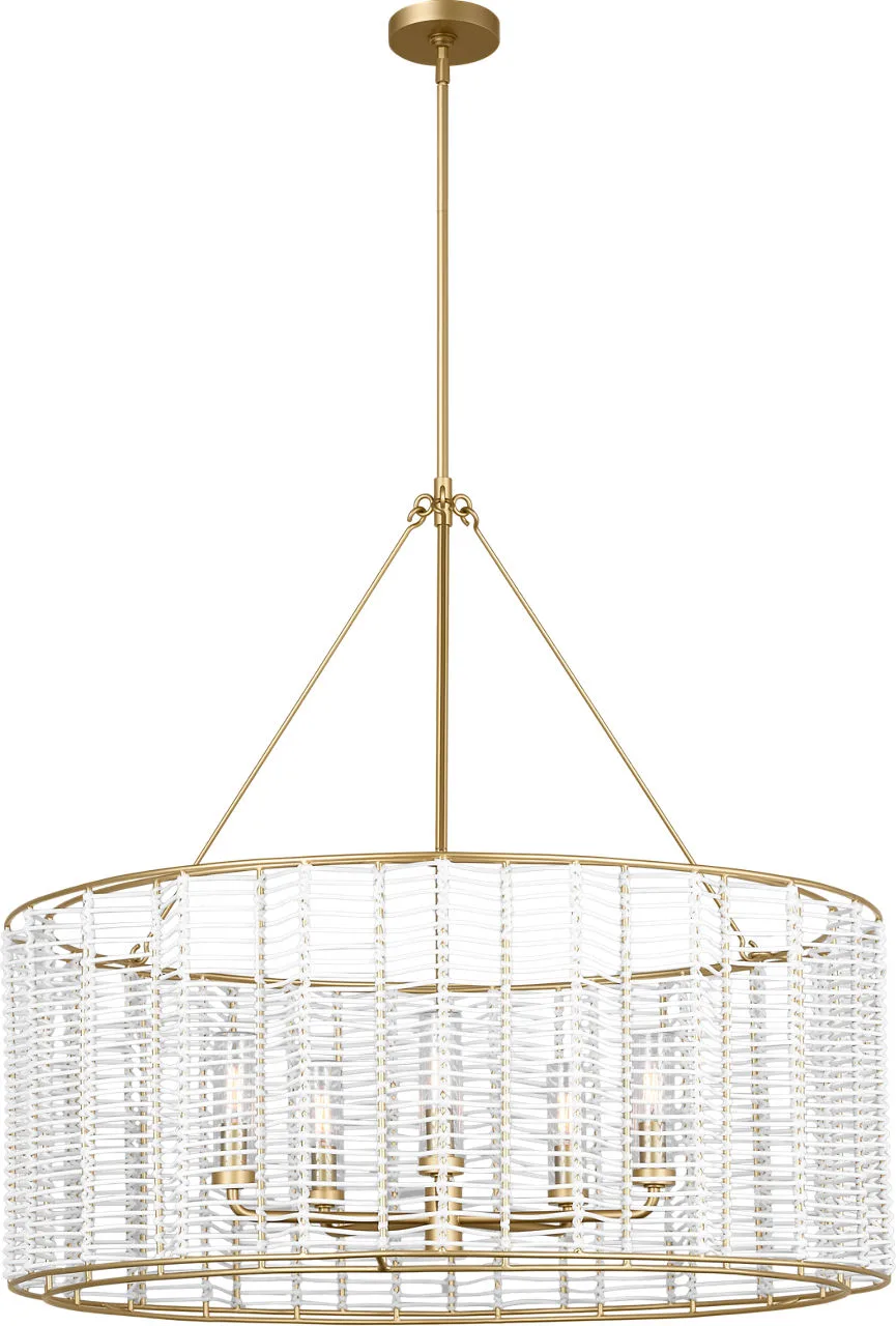 Winslow Large Hanging Shade in Powder-Coated Brass