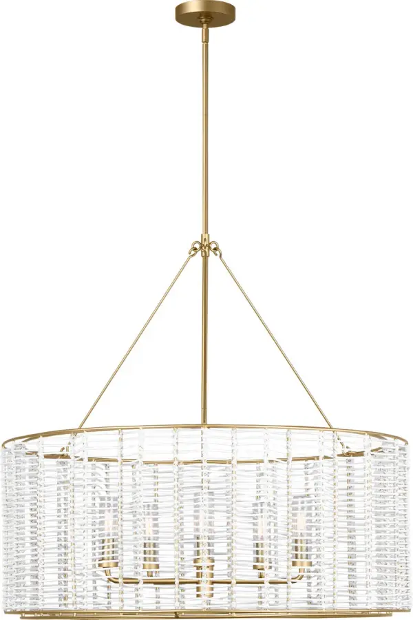 Winslow Large Hanging Shade in Powder-Coated Brass - Image 2