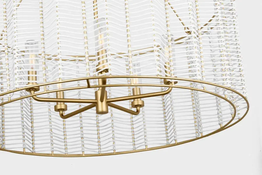 Winslow Large Hanging Shade in Powder-Coated Brass - Image 4