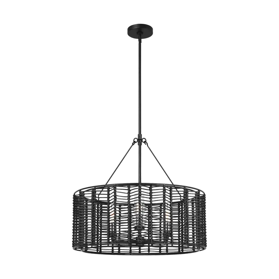 Winslow Medium Hanging Shade in Midnight Black - Image 3