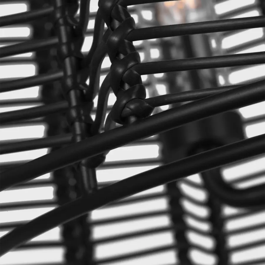 Winslow Medium Hanging Shade in Midnight Black - Image 9