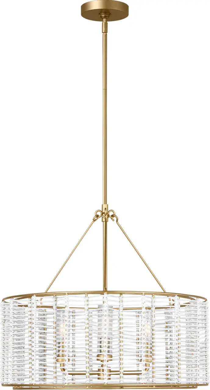 Winslow Medium Hanging Shade in Powder-Coated Brass - Image 1
