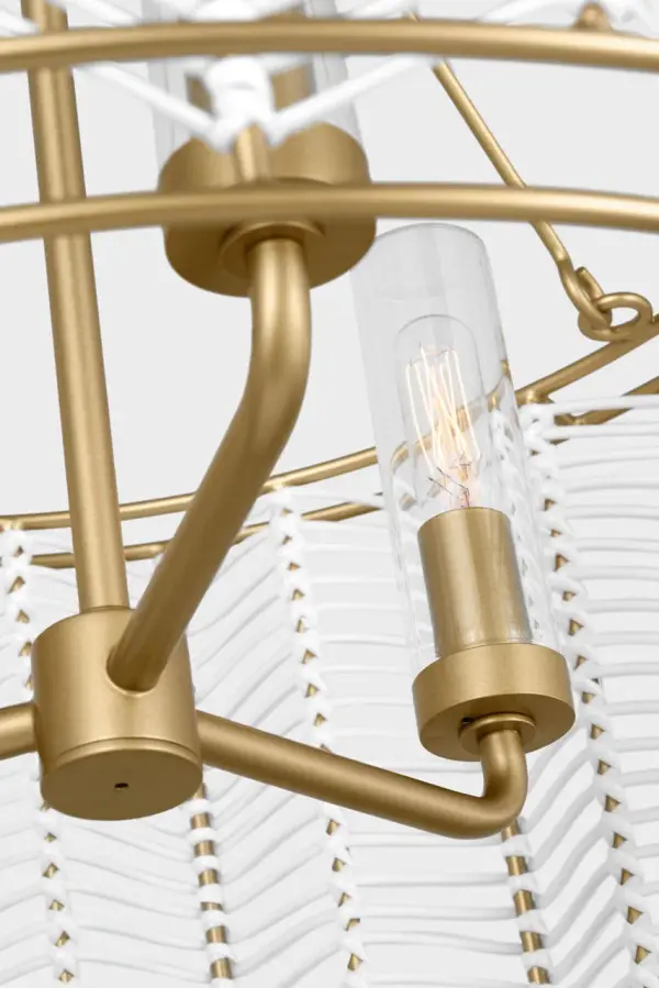 Winslow Medium Hanging Shade in Powder-Coated Brass - Image 3