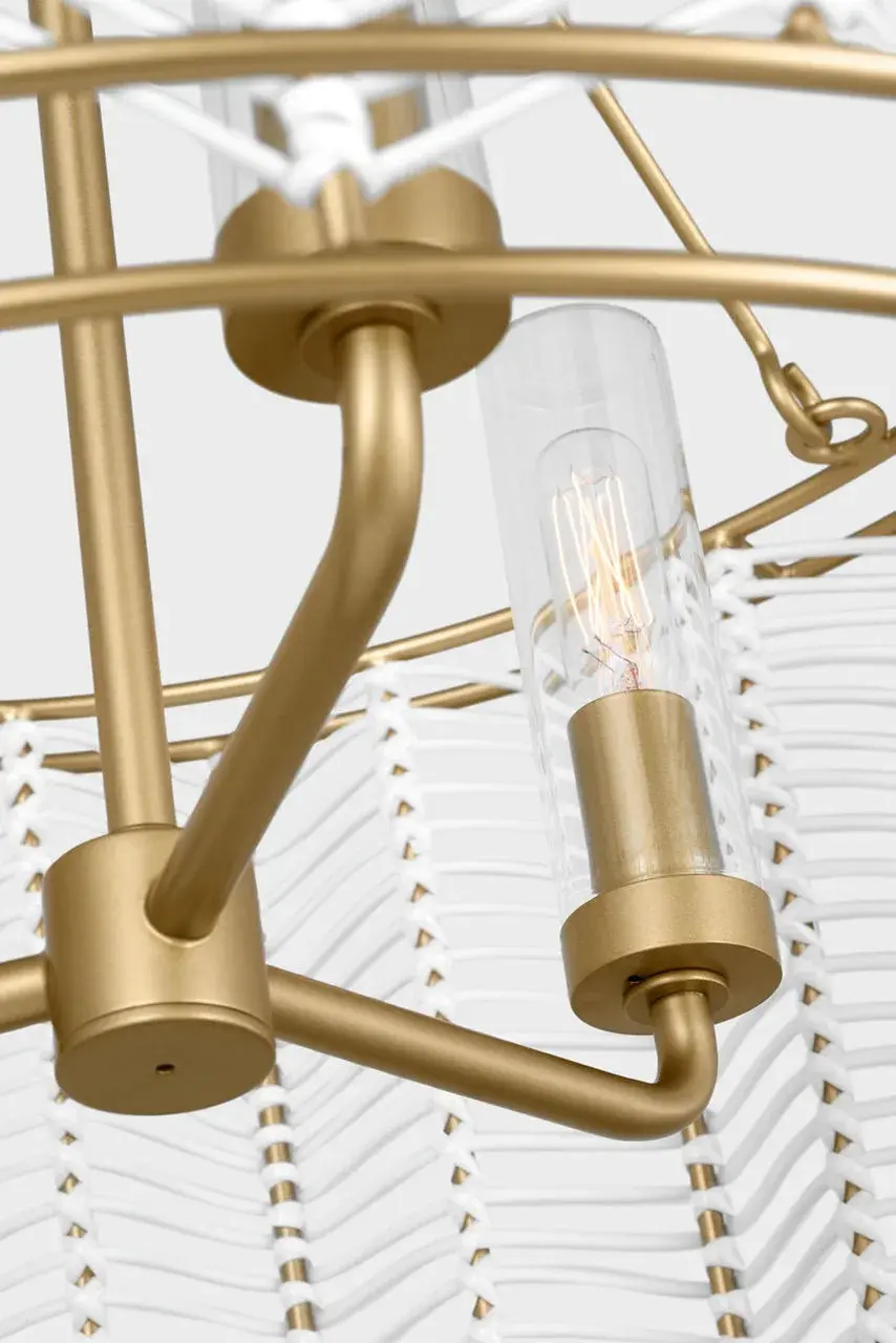 Winslow Medium Hanging Shade in Powder-Coated Brass - Image 3