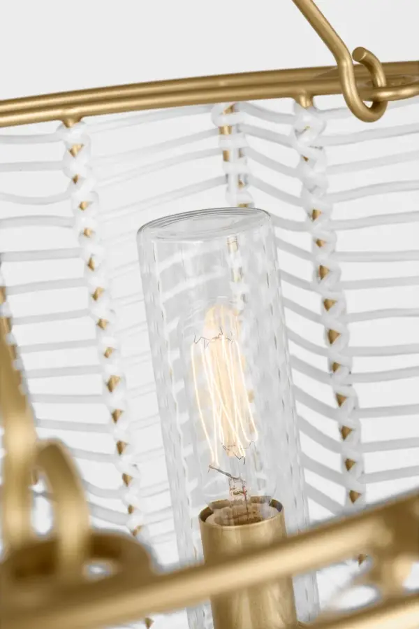 Winslow Medium Hanging Shade in Powder-Coated Brass - Image 4