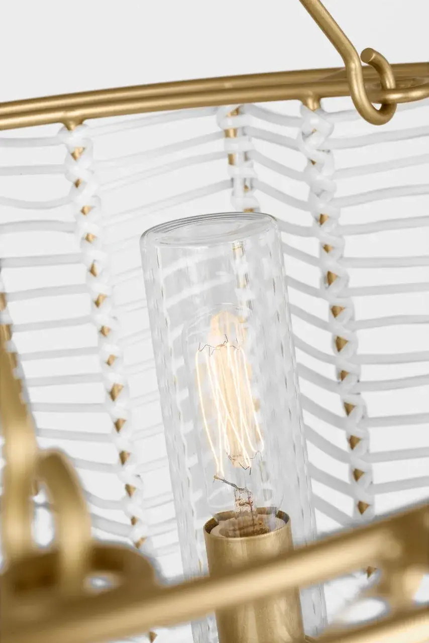 Winslow Medium Hanging Shade in Powder-Coated Brass - Image 4