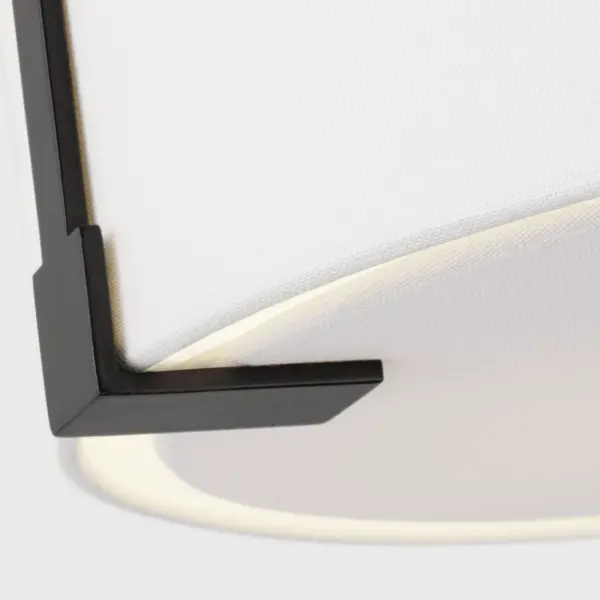 Bergen Medium Flush Mount in Aged Iron - Image 11