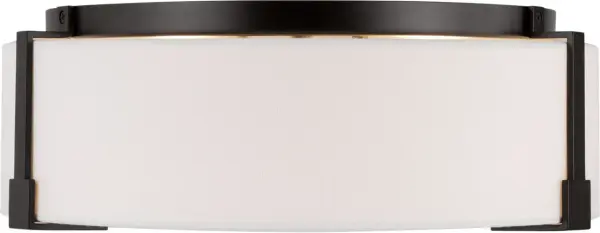 Bergen Medium Flush Mount in Aged Iron - Image 6