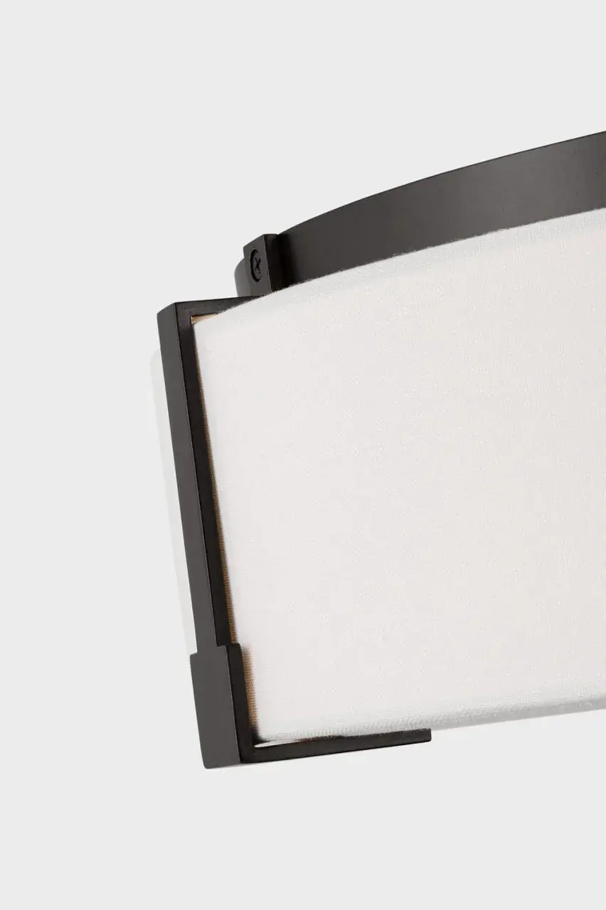 Bergen Medium Flush Mount in Aged Iron - Image 8