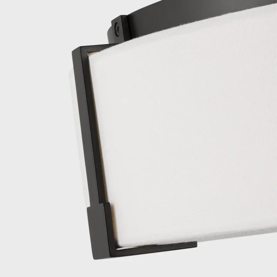 Bergen Medium Flush Mount in Aged Iron - Image 9