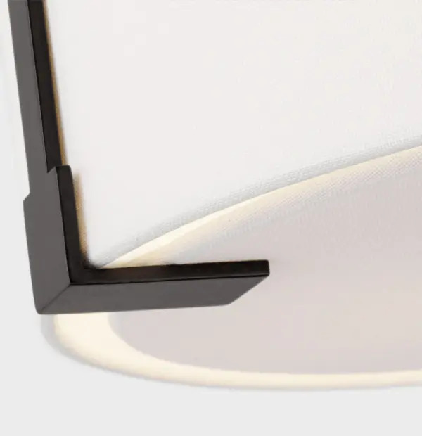 Bergen Medium Flush Mount in Aged Iron - Image 10