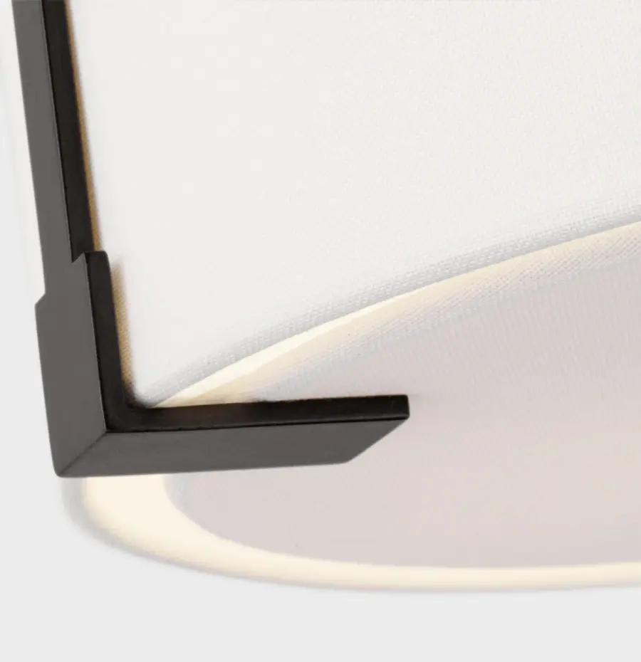 Bergen Medium Flush Mount in Aged Iron - Image 10