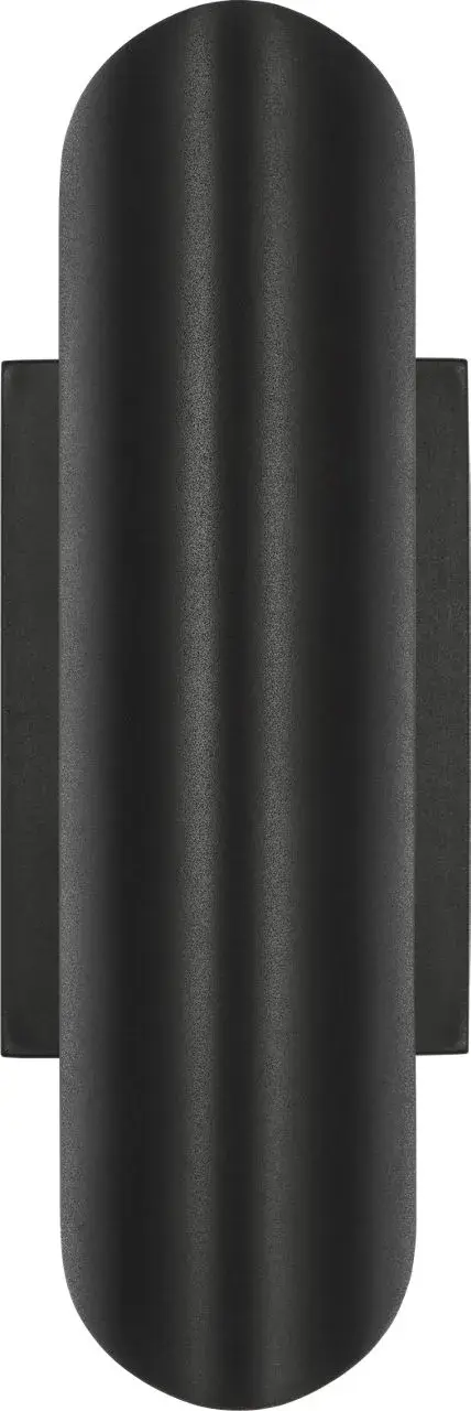 Ruxton Small Outdoor Wall Lantern in Textured Black - Image 1