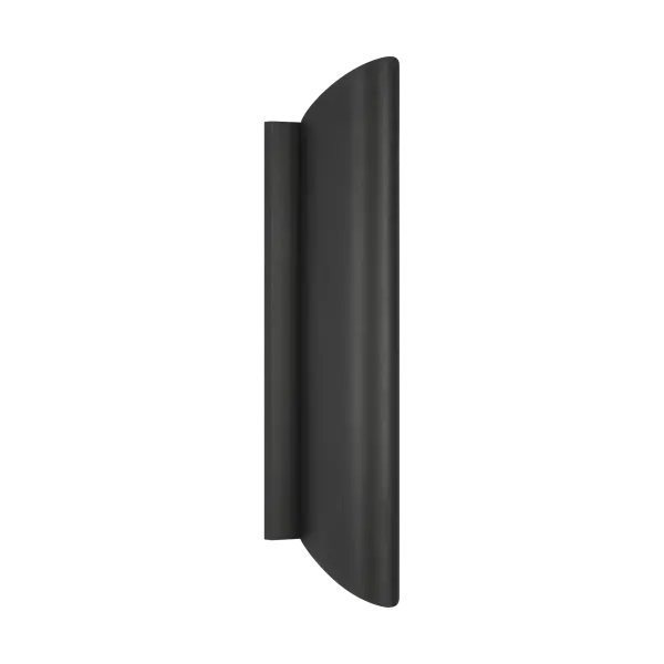Ruxton Large Outdoor Wall Lantern in Textured Black - Image 1