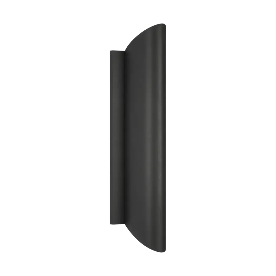 Ruxton Large Outdoor Wall Lantern in Textured Black - Image 1