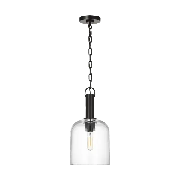 Hartley Medium Pendant in Aged Iron - Image 1