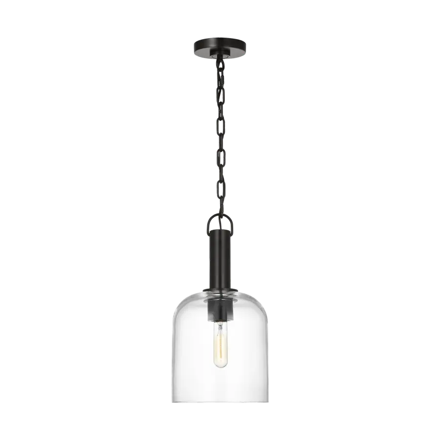 Hartley Medium Pendant in Aged Iron - Image 3