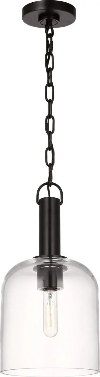 Hartley Medium Pendant in Aged Iron - Image 4