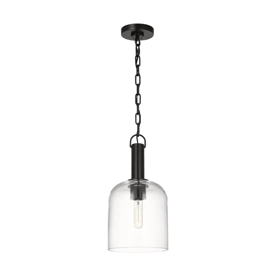 Hartley Medium Pendant in Aged Iron - Image 5