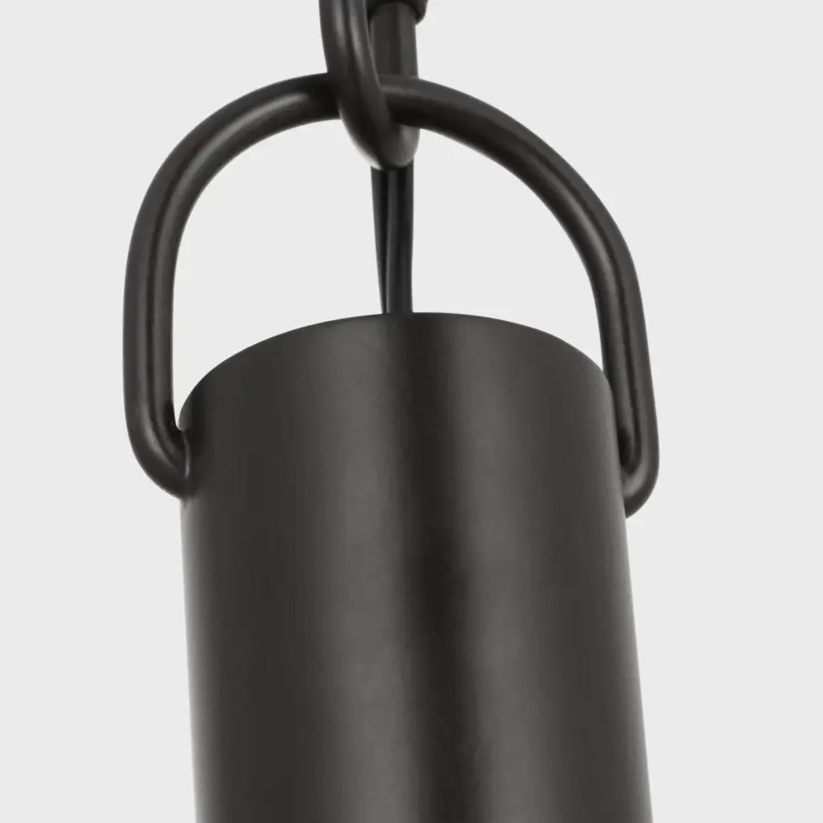 Hartley Medium Pendant in Aged Iron - Image 7