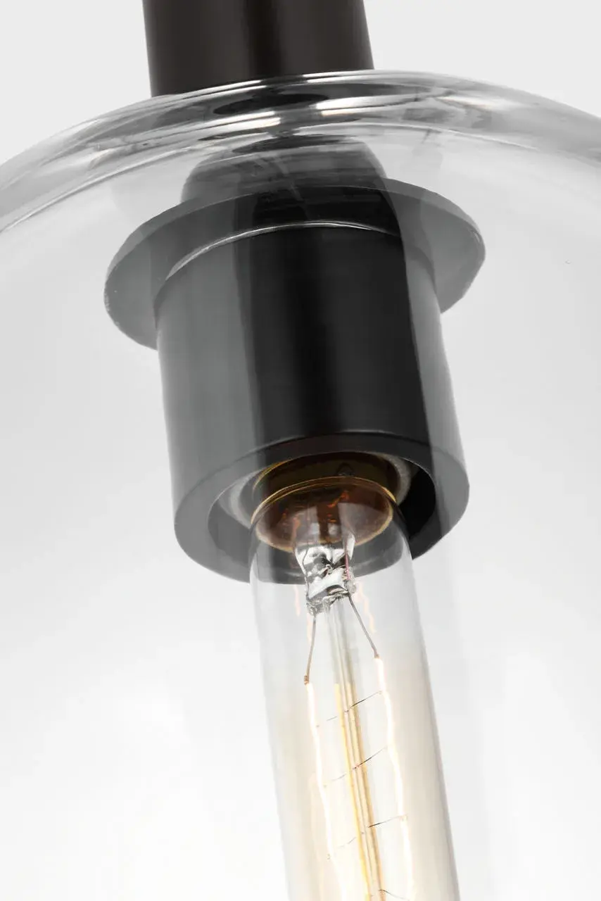 Hartley Medium Pendant in Aged Iron - Image 8