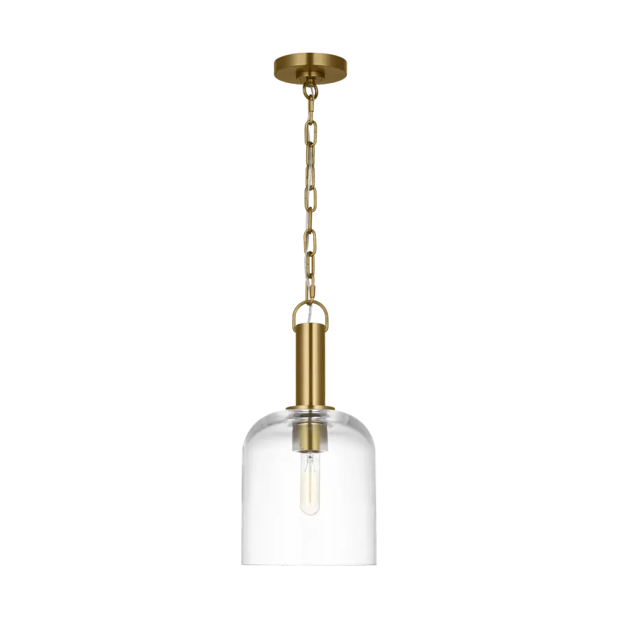 Hartley Medium Pendant in Burnished Brass - Image 1