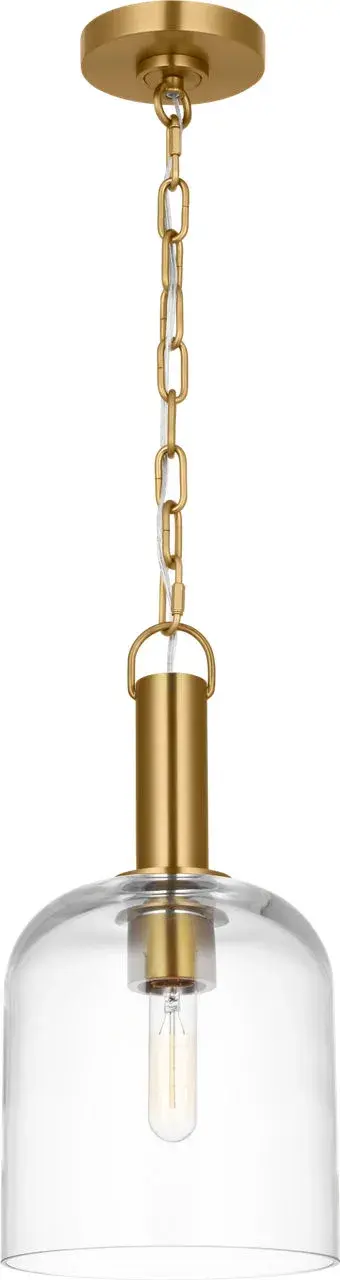 Hartley Medium Pendant in Burnished Brass - Image 3