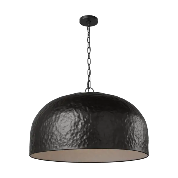 Buckner Medium Pendant in Aged Iron - Image 1