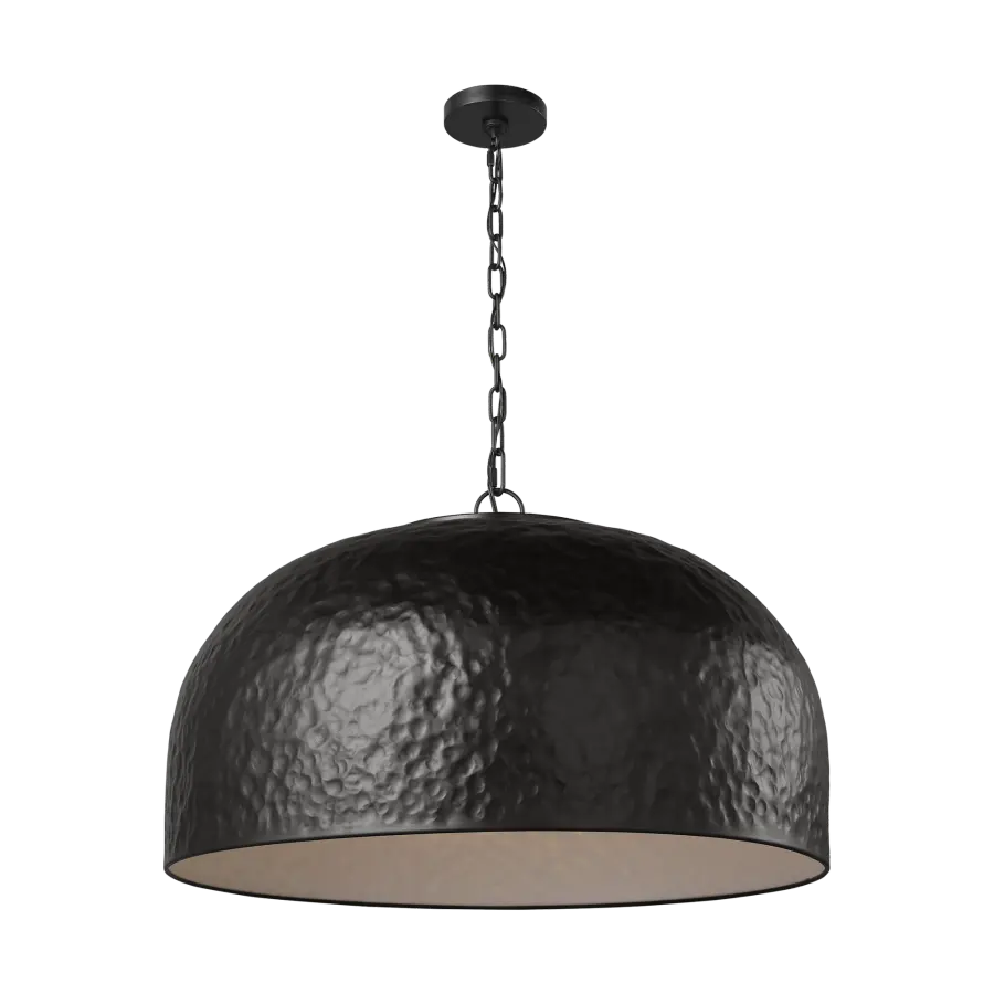 Buckner Medium Pendant in Aged Iron - Image 1