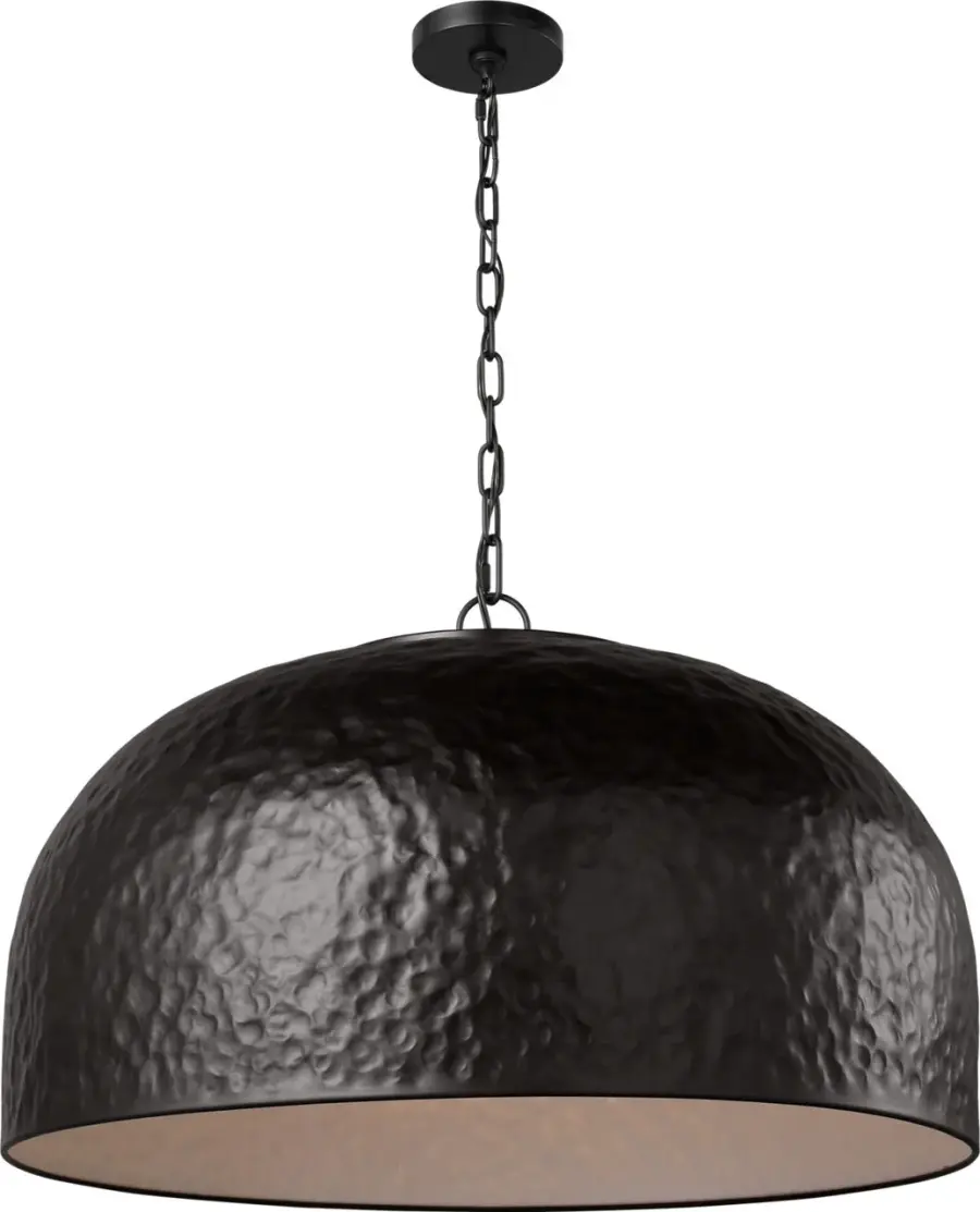Buckner Medium Pendant in Aged Iron - Image 3